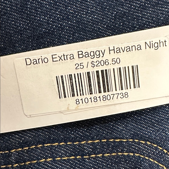 EB Denim Dark Blue Dario Extra Baggy Havana Night - Picture 5 of 6